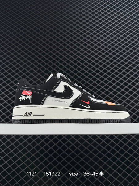 Nike Air Force 1 07 Low white black gum EU 36-45 casual lifestyle