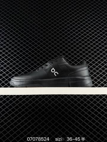 On The Roger Clubhouse Black White EU 36-45 Tennis Shoe Casual Sneakers - Unisex (BS-85068)