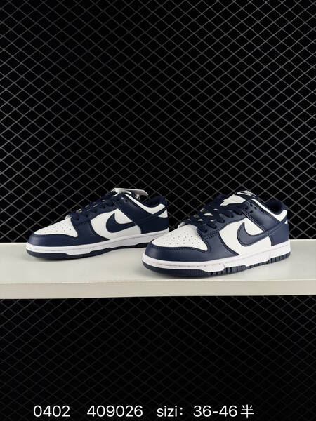 Nike Dunk Low white navy blue EU 36-46 skate