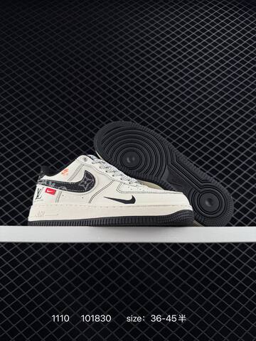 Nike Air Force 1 Low Off White Black Red EU 36-45 Sneaker - Unisex (BS-80307)