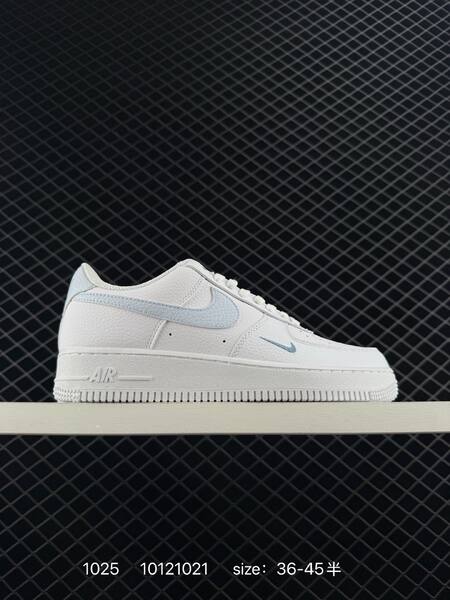 Nike Air Force 1 Low white with light blue accents 36-45 casual lifestyle