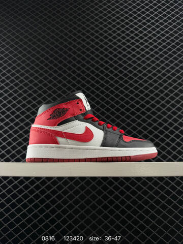 Jordan Air Jordan 1 Mid White Light Beige Pink Tan EU 36-47 Sneaker - Unisex (BS-80902)