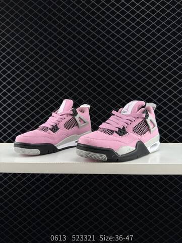 Jordan Air Jordan 4 Orchid Pink Grey Black White EU 36-47 Basketball Shoe - Unisex (BS-81213)