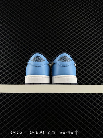 Jordan Air Jordan 1 Low OG Obsidian Sail Dark Navy University Blue White EU 36-46 Sneaker - Unisex (BS-79553)