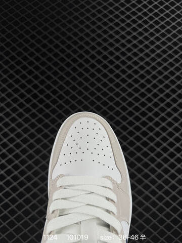 Jordan Air Jordan 1 Low White Light Grey Navy Gum EU 36-46 Sneaker - Unisex (BS-80205)