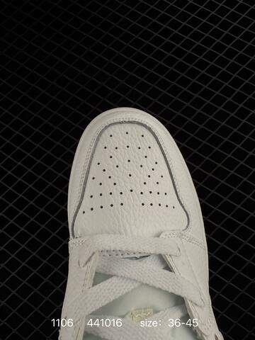 Jordan Air Jordan 1 Low White Light Grey EU 36-45 Sneaker - Unisex (BS-80338)