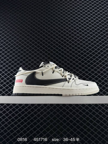 Jordan Air Jordan 1 Low Off White Black Red EU 36-45 Sneaker - Unisex (BS-80903)