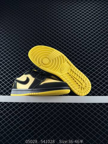 Jordan Air Jordan 1 Low IB8836 007 Black Yellow Grey EU 36-46 Sneaker - Unisex (BS-81289)