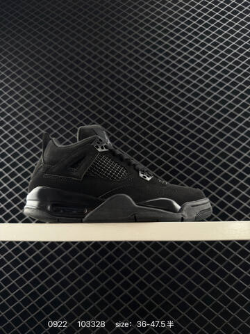 Jordan Air Jordan 4 Retro White Red Black EU 36-47 5 Basketball Shoe - Unisex (BS-80659)