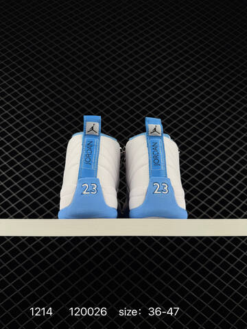 Jordan Air Jordan 12 Retro White University Blue EU 36-47 Basketball Shoe - Unisex (BS-80067)
