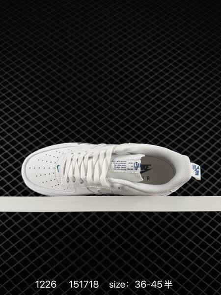 Nike Air Force 1 07 White Iridescent Blue EU 36-45 5 lifestyle
