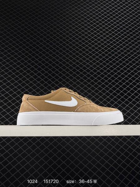 Nike SB Chron Solarsoft beige tan suede with red swoosh and white sole 36-45 5 skate lifestyle