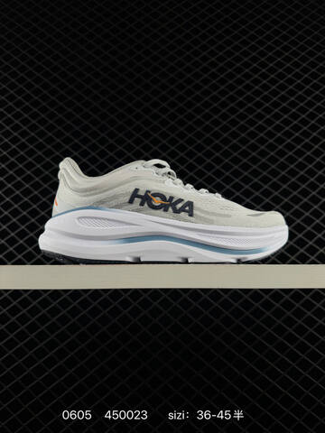 HOKA Bondi 9 White Blue Purple EU 36-45 Running Shoe Running Sneakers - Unisex (BS-86215)