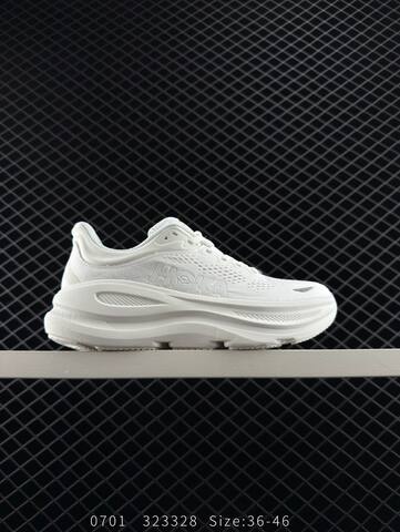 HOKA ONE ONE Bondi 9 White EU 36-46 Running Shoe Running Sneakers - Unisex (BS-86578)