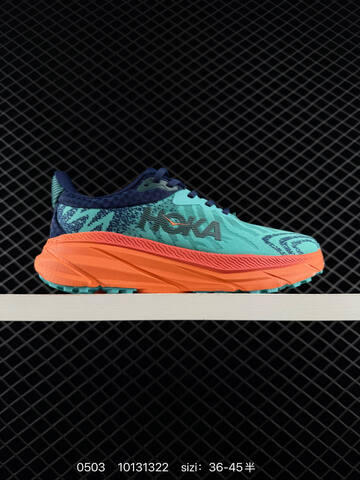HOKA ONE ONE Challenger ATR 7 Navy Blue Grey Mint Green EU 36-47 Trail Shoe Trail Running Sneakers - Unisex (BS-86241)