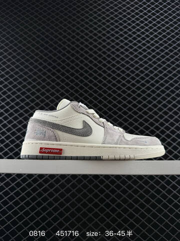 Jordan Air Jordan 1 Low Off White Black Red EU 36-45 Sneaker - Unisex (BS-80903)