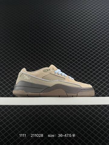 Other Who Decides War x Nike Jordan FLIGHT COURT ATE AIR JORDAN IO7612 220 36 36 5 3 Lifestyle - Women's (BS-74246)