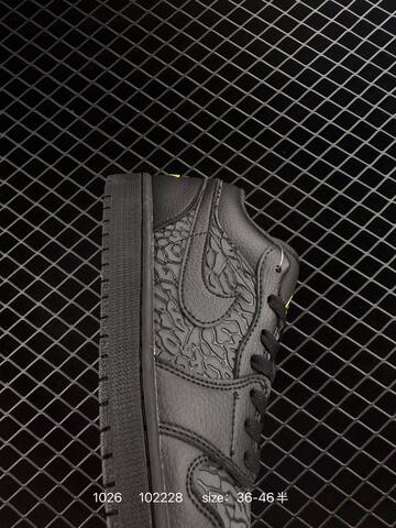Jordan Air Jordan 3 Low IM6568-010 Black Dark Grey Yellow EU 36-46 Basketball Shoe - Unisex (BS-80431)