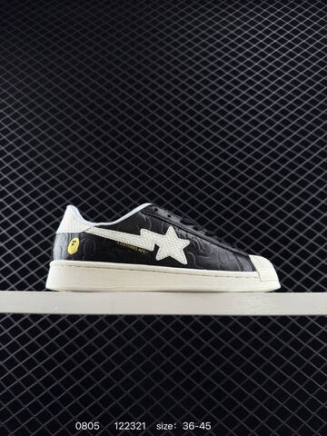 Bape x Adidas Superstar JR2702 36 45 122321 105 Lifestyle - Unisex (BS-78051)