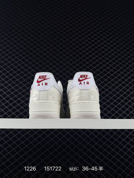 Nike Air Force 1 07 LV8 Sail White with red accents EU 36-45 5 lifestyle