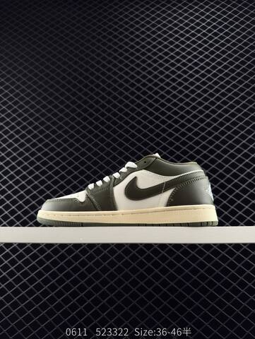 Jordan Air Jordan 1 Low White Wheat Black Sail EU 36-46 Sneaker - Unisex (BS-81225)