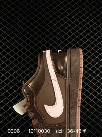 Jordan Air Jordan 1 Low Dark Brown Light Pink EU 36-45 Sneaker - Unisex (BS-79700)