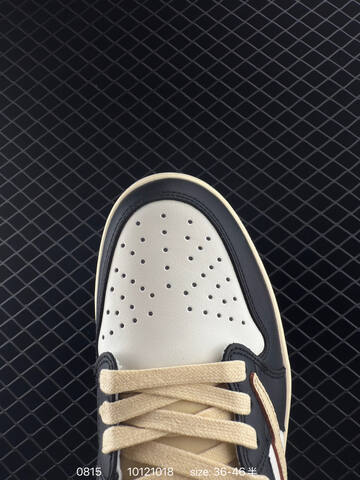 Jordan Air Jordan 1 Low Travis Scott Fragment DM7866-002 Sail Black Military Blue Cream EU 36-46 Sneaker - Unisex (BS-80910)