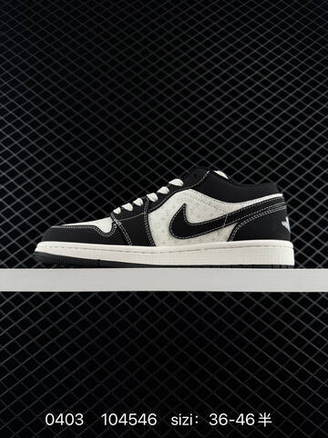 Jordan Air Jordan 1 Low Black Off White EU 36-46 Sneaker - Unisex (BS-79554)