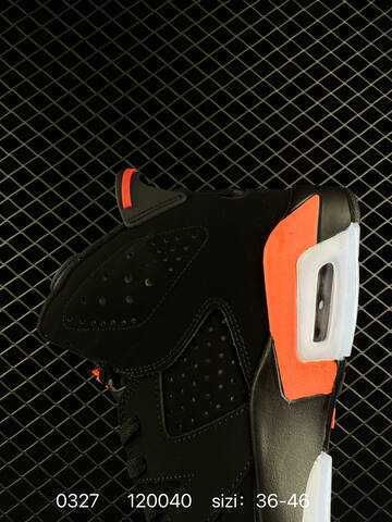 Jordan Air Jordan 6 Retro Black Infrared White EU 36-46 Basketball Shoe - Unisex (BS-79595)
