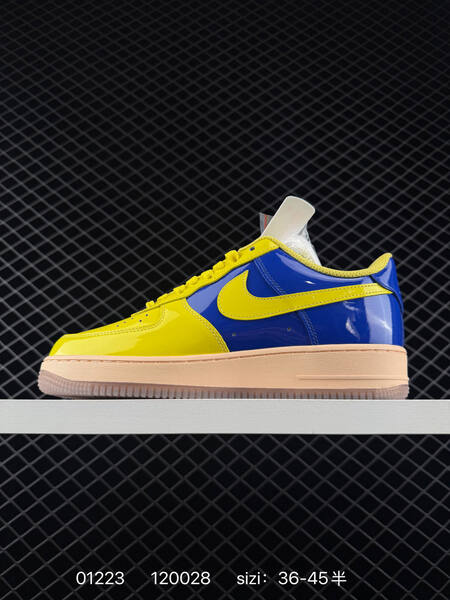 Nike Air Force 1 Mid 07 yellow and blue EU 36-45 lifestyle