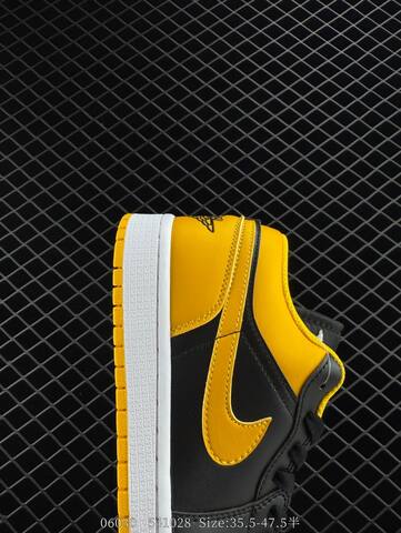 Jordan Air Jordan 1 Low Yellow Ochre Black Yellow White EU 35 5-47 5 Sneaker - Unisex (BS-81125)
