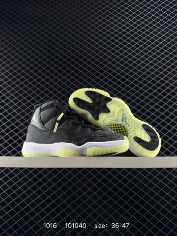 Jordan Air Jordan 11 Retro High Barely Volt Black Neon Yellow White EU 36-47 Basketball Shoe - Unisex (BS-80512)
