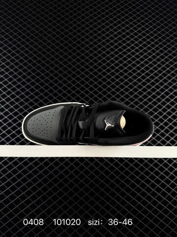 Jordan Air Jordan 1 Low Black White Grey Pink Sail EU 36-46 Sneaker - Unisex (BS-79527)