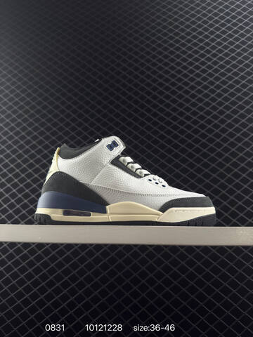 Jordan Air Jordan 3 Retro Hide And Sneak White Black Red Grey EU 36-46 Basketball Shoe - Unisex (BS-80794)