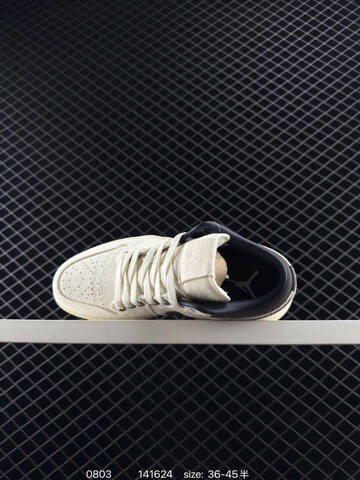 Jordan Air Jordan 1 Low IB8058 110 Light Beige Dark Brown Cream Black EU 36-45 Basketball Shoe - Unisex (BS-80978)