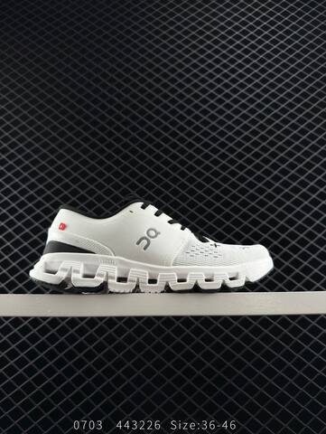 On Cloud X 4 Ivory Pale Pink Coral Black EU 36-46 Running Shoe Running Sneakers - Unisex (BS-85538)