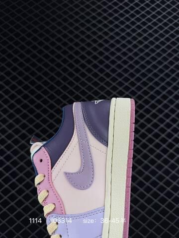 Jordan Air Jordan 1 Low DZ2768-651 Light Pink Purple Cream Dark Purple EU 36-45 Sneaker - Unisex (BS-80278)