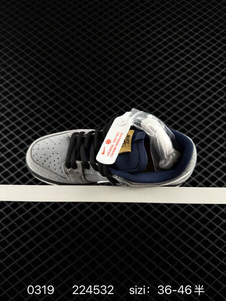 Nike SB Dunk Low Grey White Black Navy EU 36-46 5 skate lifestyle