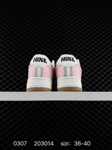 Nike Air Force 1 07 pink white red with gum sole 36-40 casual lifestyle
