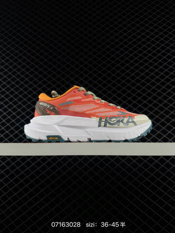 HOKA ONE ONE Mafate X Yellow Pink Black White EU 36-45 Running Shoe Running Sneakers - Unisex (BS-86155)