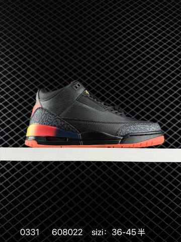 Jordan Air Jordan 3 RETRO OG SP Black Orange Yellow Navy EU 36-45 Basketball Shoe - Unisex (BS-79570)