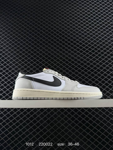 Jordan Air Jordan 1 Low Grey White Dark Green Navy EU 36-46 Sneaker - Unisex (BS-80534)