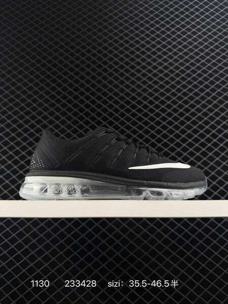 Nike Air Max 2016 Black White 35 5-46 5 running lifestyle