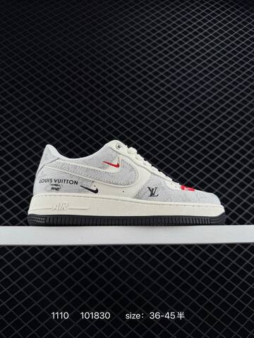 Nike Air Force 1 Low Off White Black Red EU 36-45 Sneaker - Unisex (BS-80307)