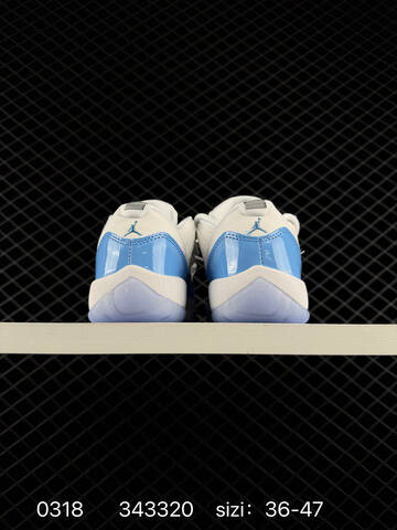 Jordan Air Jordan 11 Retro Low Georgetown White University Blue Ice Blue EU 36-47 Basketball Shoe - Unisex (BS-79649)
