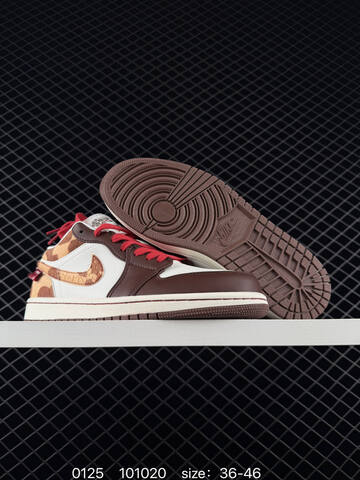 Jordan Air Jordan 1 Low Navy White Sail Red EU 36-46 Sneaker - Unisex (BS-79772)