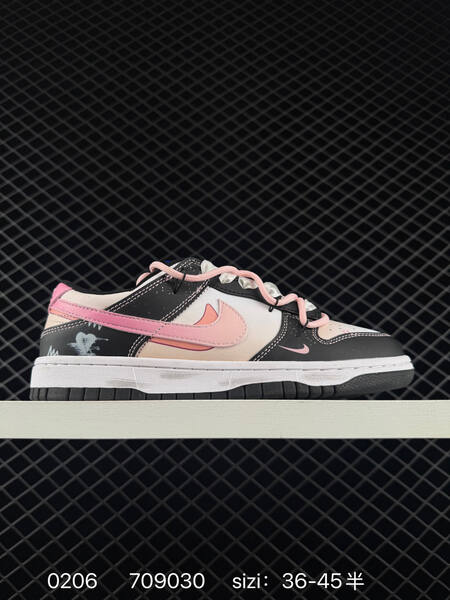 Nike SB Dunk Low black white pink EU 36-45 5 skate lifestyle