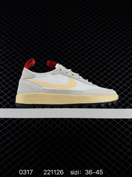 Nike Tom Sachs x Nike Craft General Purpose Shoe grey white with orange accents 40-45 lifestyle