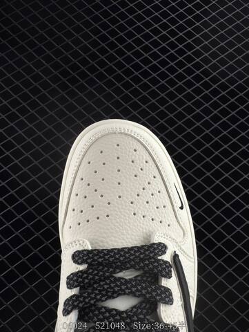 Jordan Air Jordan 1 Low Stussy Travis Scott Off White Black Silver EU 36-45 Sneaker - Unisex (BS-81154)