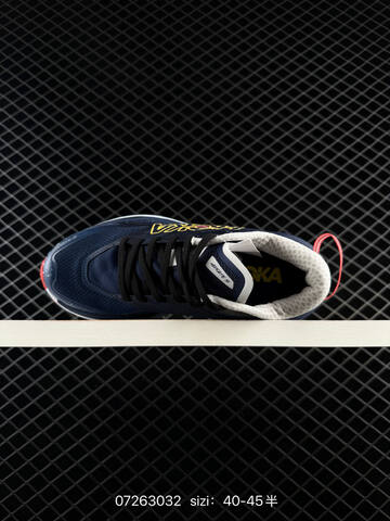 HOKA ONE ONE Mafate 5 Navy Red White Black EU 40-45 Trail Shoe Trail Running Sneakers - Men's (BS-86142)